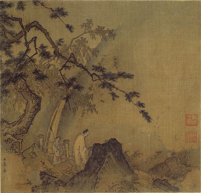 ancient chinese mountain paintings