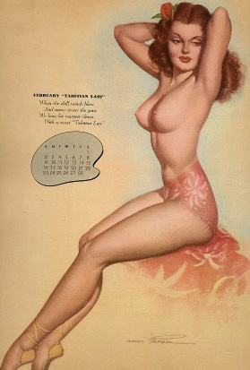 279px x 413px - The History of Pin-Up Art - The Art History Archive