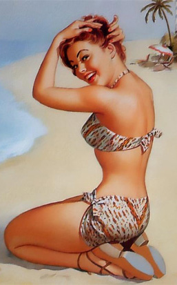 Vintage Nude Pin Up Girls - The History of Pin-Up Art - The Art History Archive